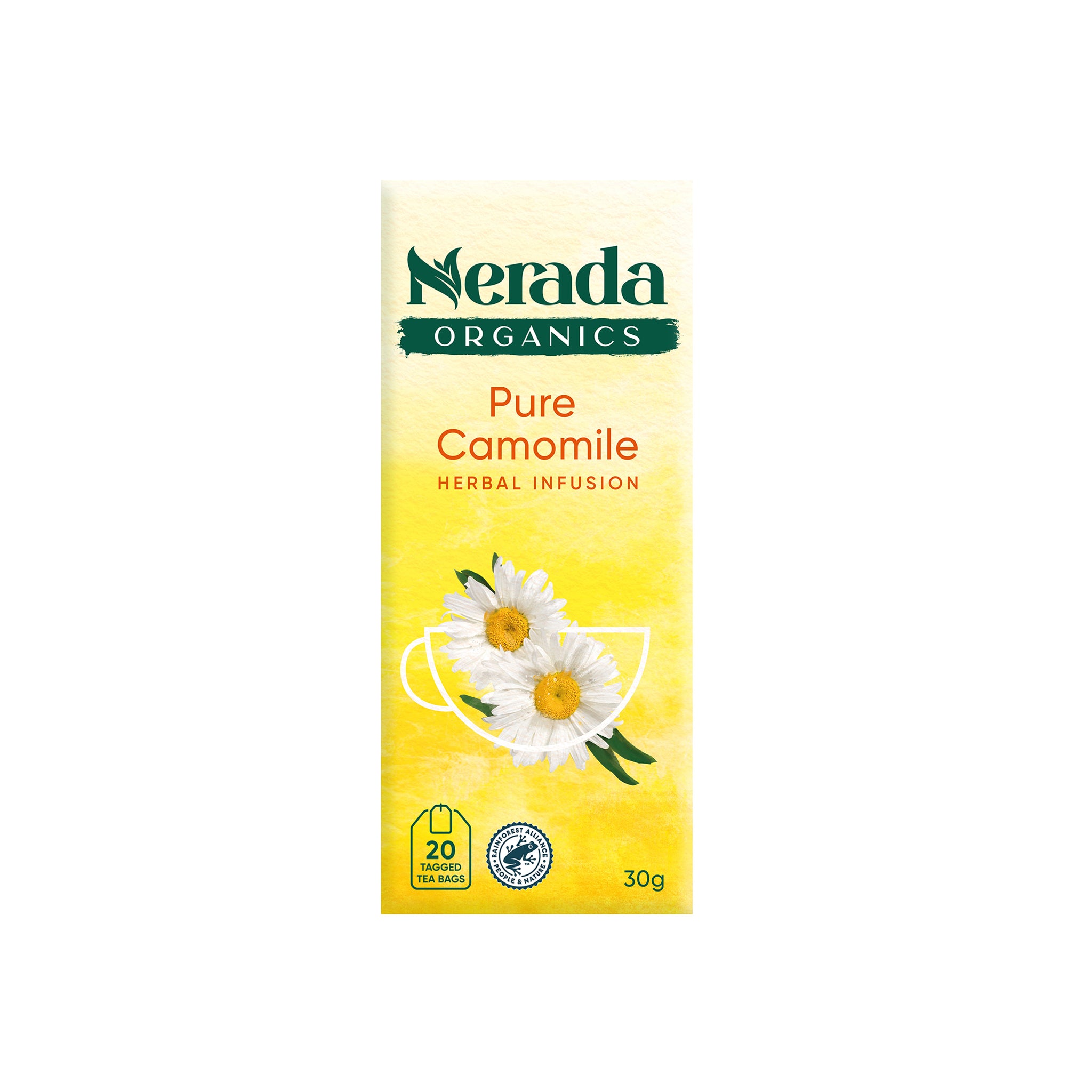 Pure Organic Camomile Tea Bags 20 pack