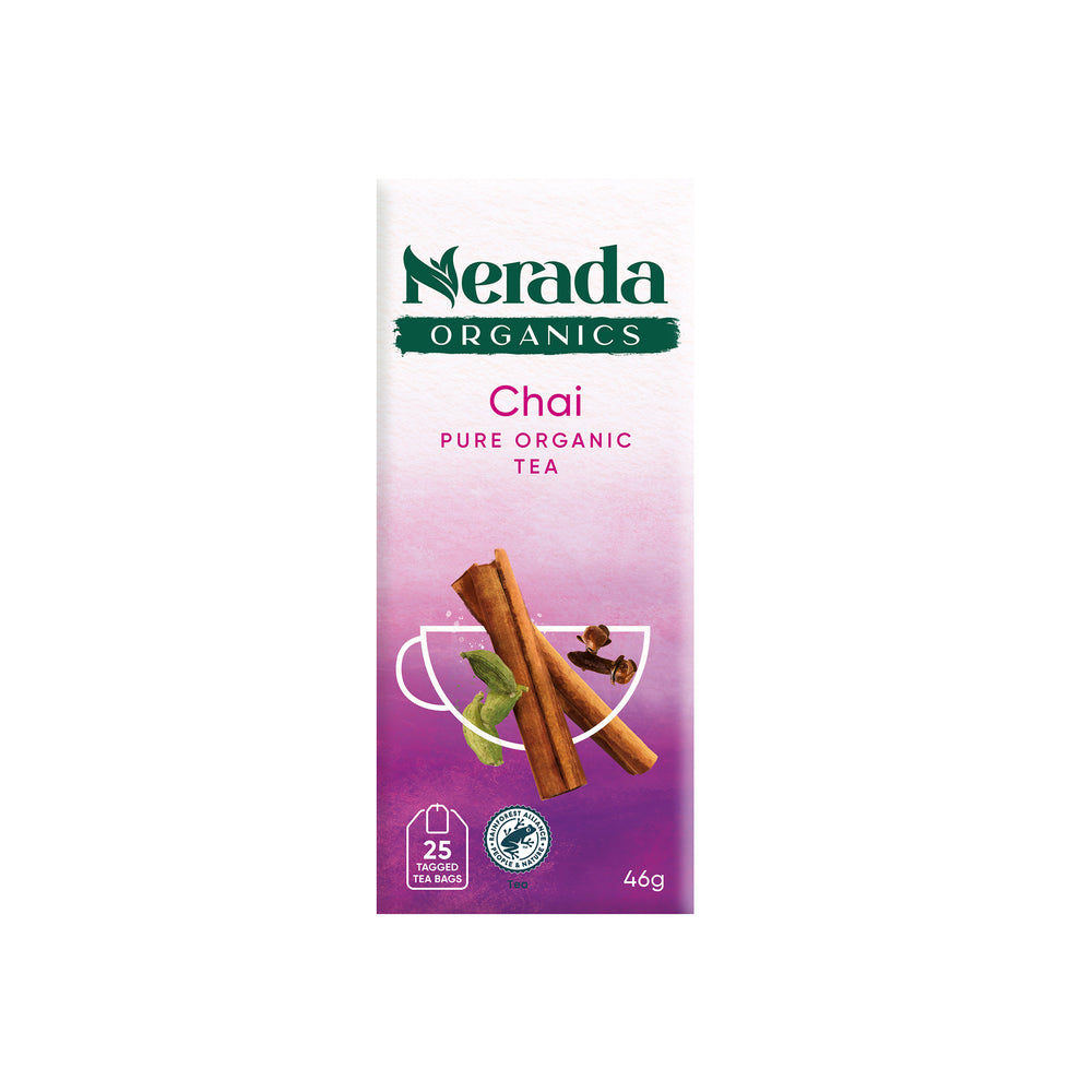 Chai Pure Organic Tea Bags 25 tea bags