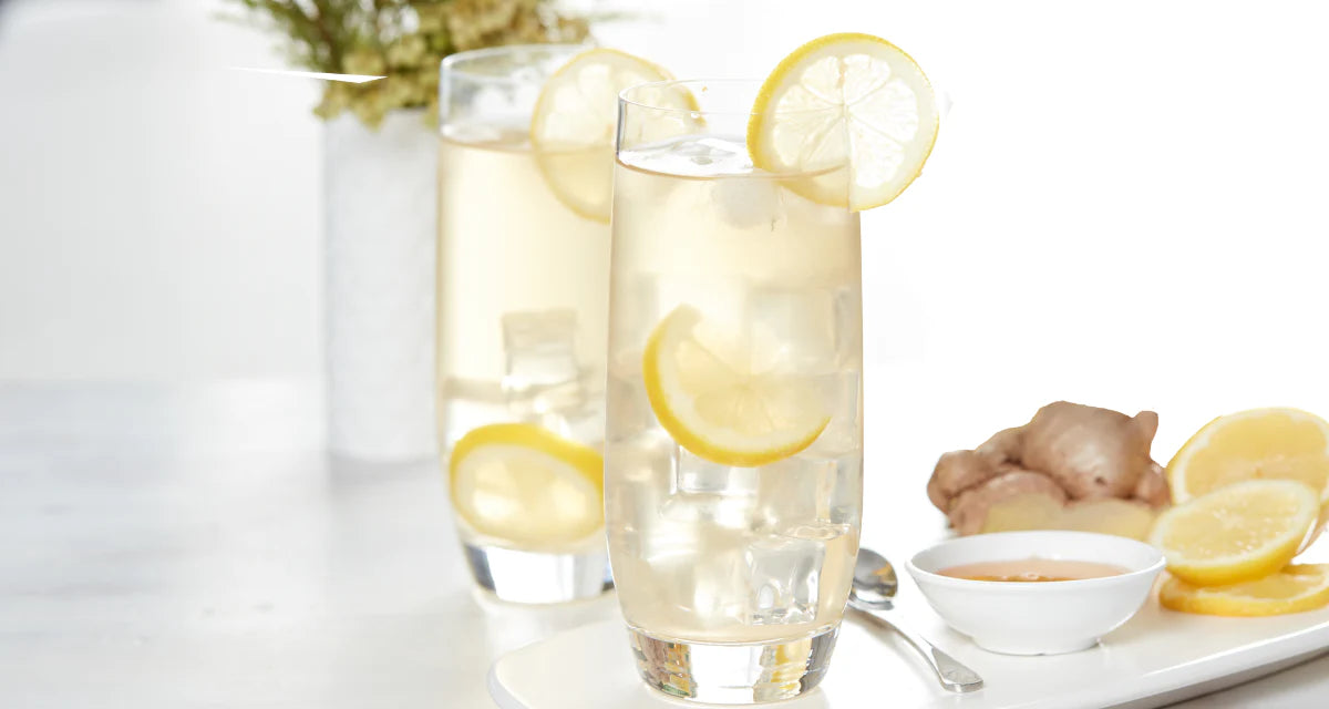 Lemon & Ginger Vodka Iced Tea