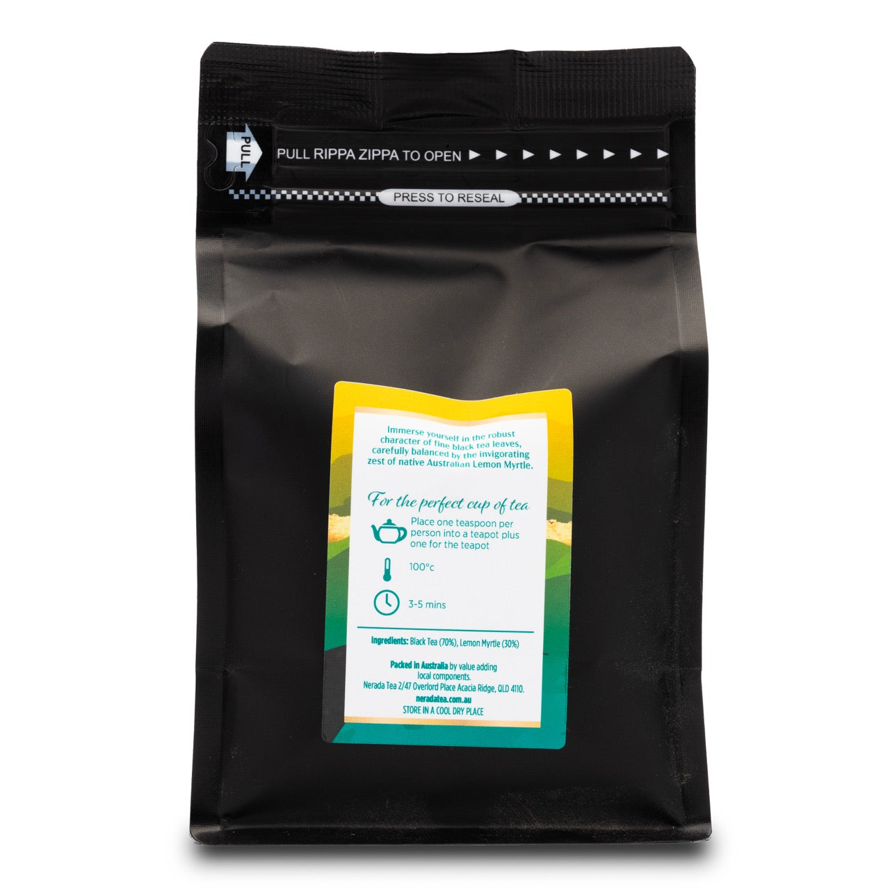 Australian Breakfast with Lemon Myrtle Loose Leaf Refill 250g