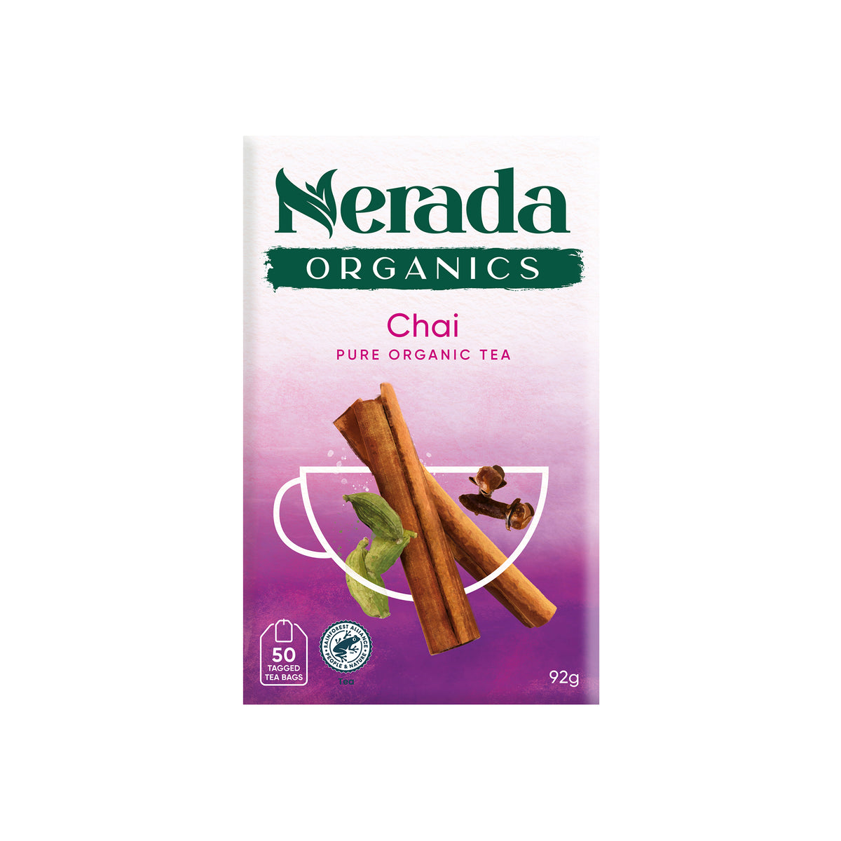 Chai Pure Organic Tea Bags – Nerada Tea