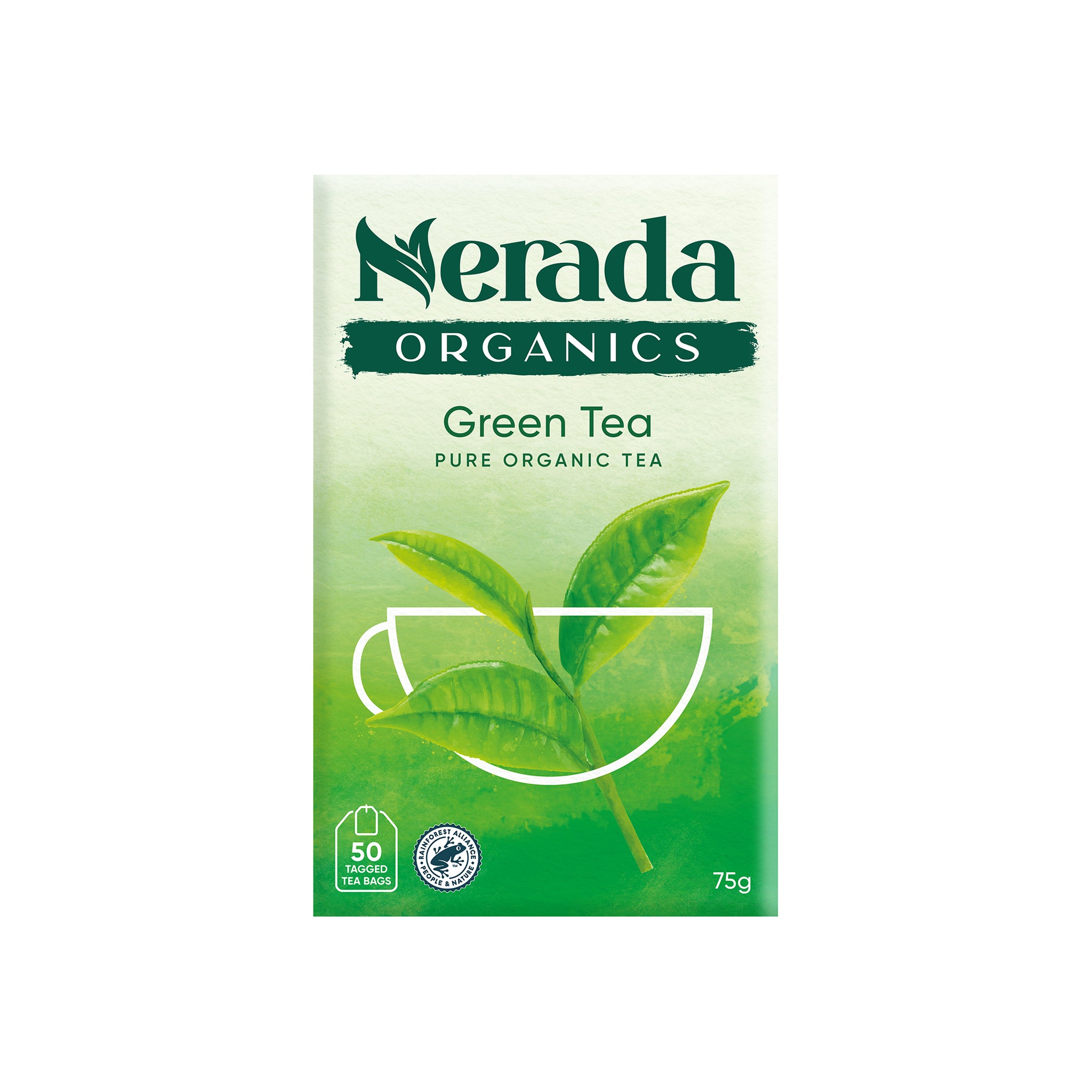 Green Tea Organic Tea Bags 50 pack