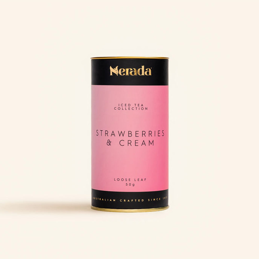 Iced Tea Strawberries & Cream Loose Leaf 50g Canister