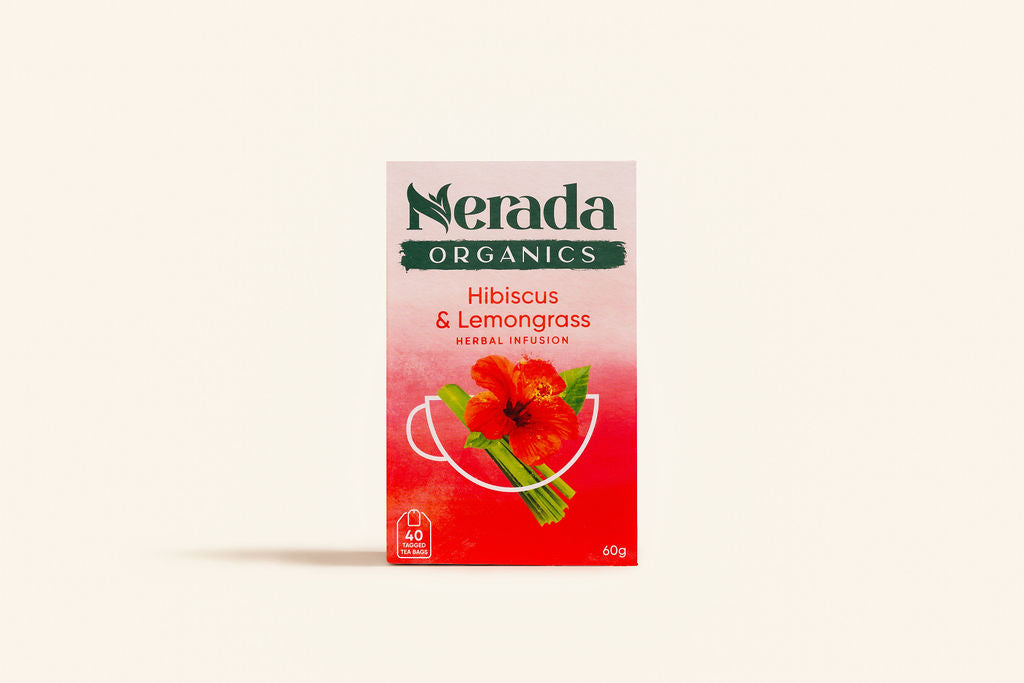 Organics Hibiscus & Lemongrass Tea Bags 40 Pack
