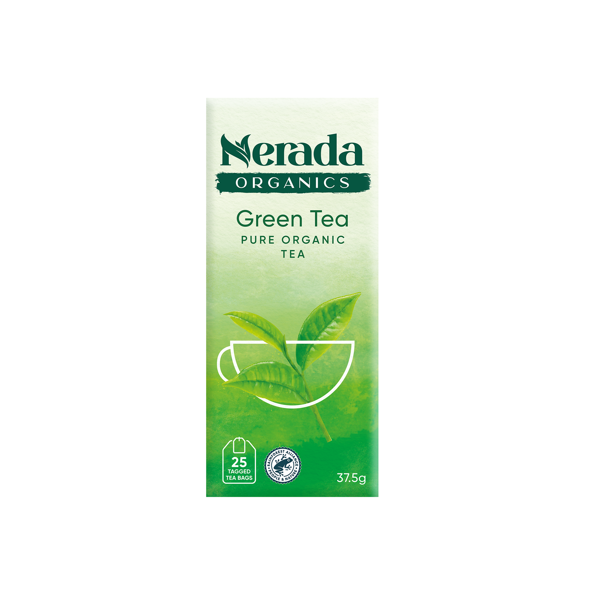 Green Tea Organic Tea Bags 25 pack