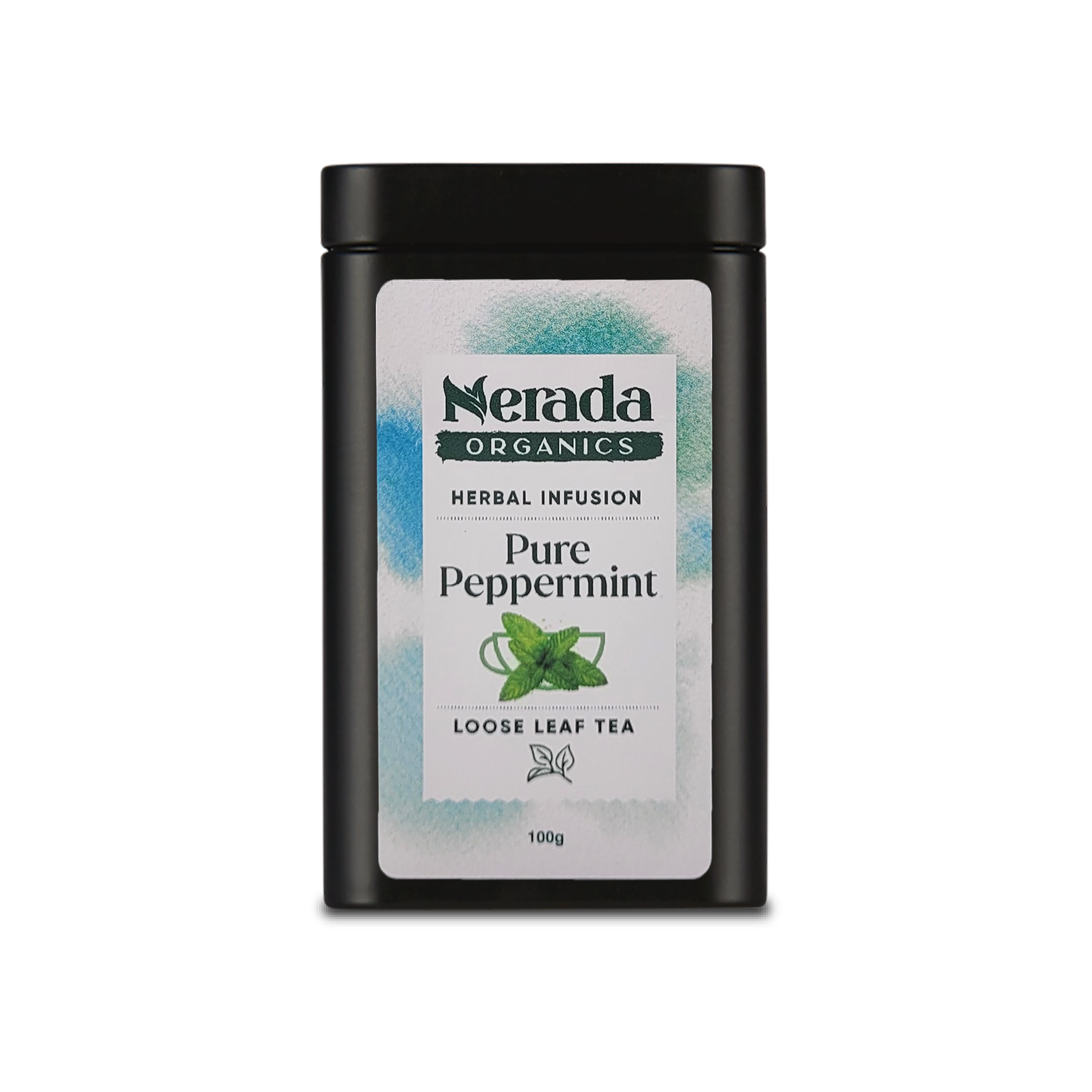 Pure Peppermint Organic Tea Loose Leaf 100g Tin