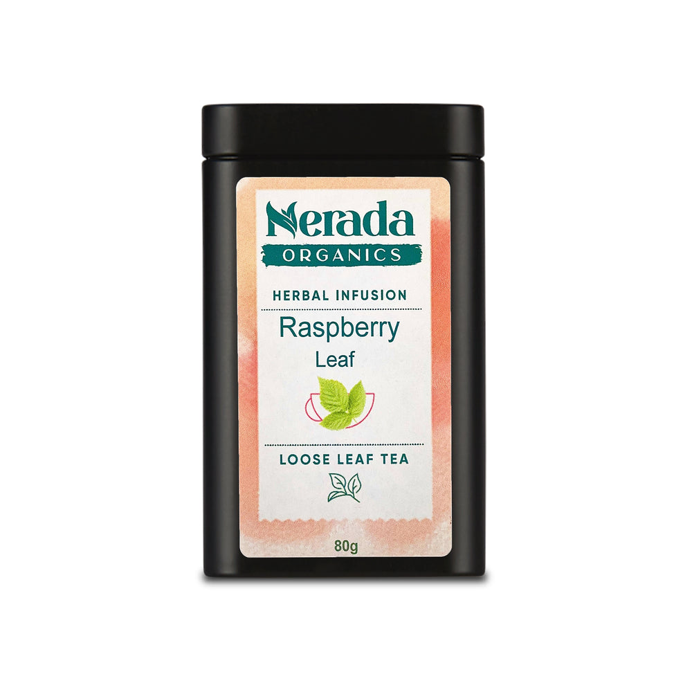 Raspberry Leaf Organic Tea Loose Leaf 80g Tin